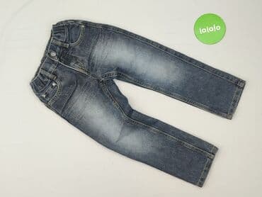 sandały blekitne: Spodnie jeansowe, Dopo Dopo, 4-5 lat, 110, stan - Idealny — 2