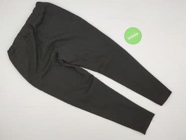 joggery damskie plus size: Material trousers for women, size XL — 4