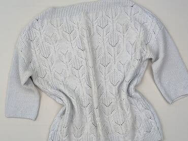 sweter w chmurki reserved: Sweter damski, rozmiar L — 1