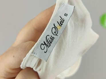 białe bluzki z gipiurą: Bluzka damska, rozmiar S — 5