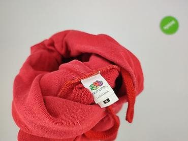 bluza czerwona: Fruit Of The Loom, Bluza z kapturem damska, rozmiar M — 6