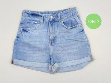 krótkie spodenki mom jeans: H&M, Szorty damskie, rozmiar M — 2