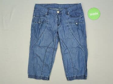 szerokie jeansy cropp: Spodnie 3/4 damskie, rozmiar S — 2