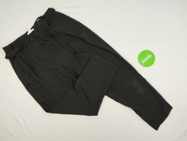 długie spodnie damskie dla wysokich: H&M, Spodnie materiałowe damskie, rozmiar L — 2