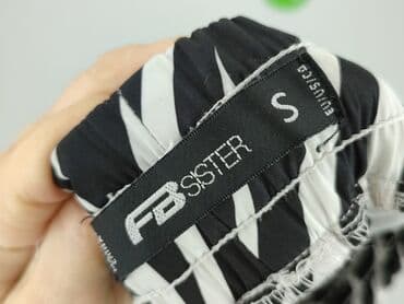 reserved spodnie w panterkę: FB Sister, Spodnie materiałowe damskie, rozmiar S — 4