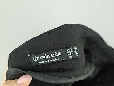 stringi bezszwowe h: Stradivarius, Spodnie materiałowe damskie, rozmiar XS — 4