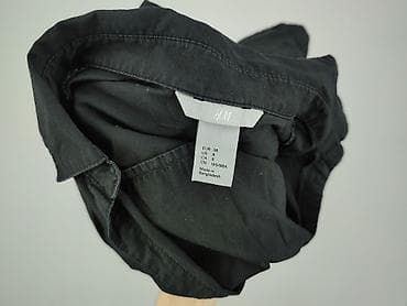 czarne bluzki basic: H&M, Koszula damska, rozmiar M — 4