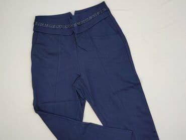 eleganckie sukienki z gipiury: Material trousers for women, size XL (EU 42) — 1
