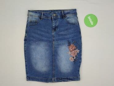spódniczka dżinsowe z wysokim stanem: Spódnica damska, rozmiar S — 2