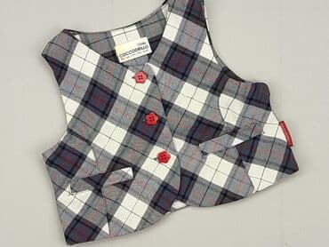 pomaranczowe spodnie dresowe: Vest, Coccodrillo, 9-12 months, condition - Perfect — 1