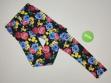 legginsy w kwiaty damskie: Legginsy XL — 2