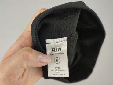 legginsy woskowane wysoki stan: Cleve, Лосини Спортивні жіночі, розмір S — 4