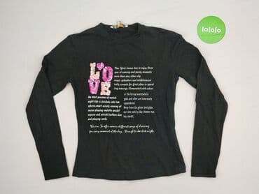 bluzka z dlugim rekawem czarna: T-shirt damski, rozmiar L — 2