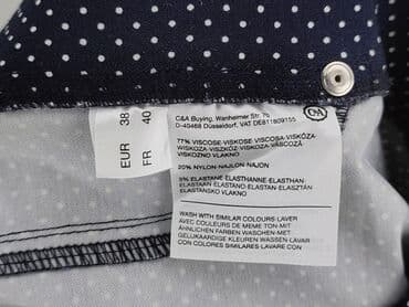 chinosy damskie granatowe: Canda, Spodnie materiałowe damskie, rozmiar M — 5