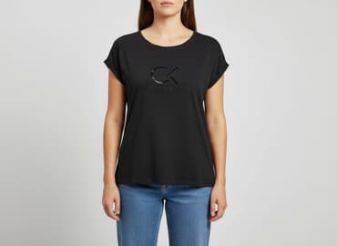 koszulki z długim rękawem damskie calvin klein performance: Calvin Klein, Women`s T-shirt, size 3XL — 1