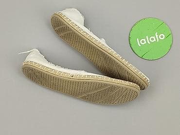 kapcie pikaczu: Białe espadryle damskie slip-on - Typ: espadryle, wsuwane - Kolor — 4