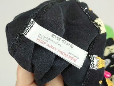 czarne obcisłe spodnie: A-shirt, River Island, 3-4 years, 98-104 cm, condition - Very good — 4