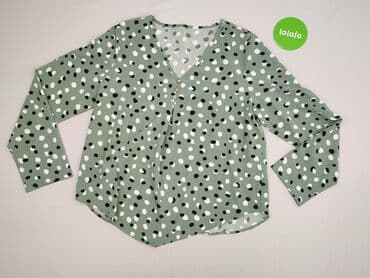 czarne bluzki w biale grochy: Bluzka damska, rozmiar XL — 2