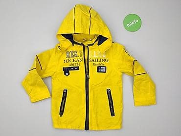 sweter neonowy róż: Kurtka przeciwdeszczowa, 5-6 lat, 110-116 cm, stan - Bardzo dobry — 2