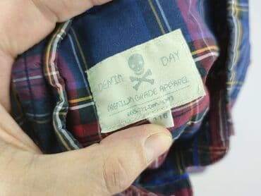 podkoszulki dla dzieci allegro: Shirt 5-6 years, condition - Perfect, pattern - Cell, color - Blue — 4