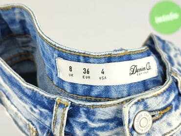 skórzane krótkie spodenki: Denim Co, Szorty damskie, rozmiar S — 5