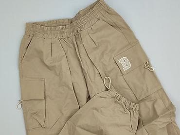 dresy oversize h: By o la la. !, Spodnie cargo damskie, rozmiar L — 1