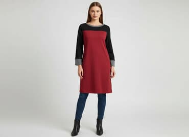 sukienka biała z długim rękawem: Sukienka damska, rozmiar S — 5