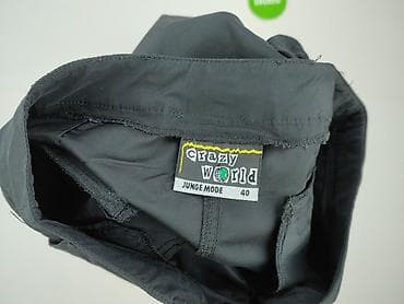 ubrania second hand: Spodnie materiałowe damskie, rozmiar L — 4