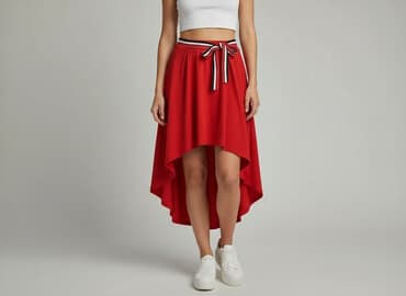 czerwone spódnice midi: Spódnica damska, rozmiar S — 6