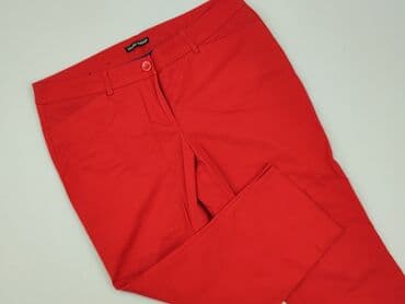 nylon red buty: Spodnie materiałowe damskie, L — 1