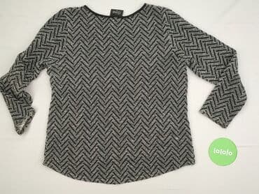 bluzki basic czarne: Gina, Bluzka damska, 3XL — 3