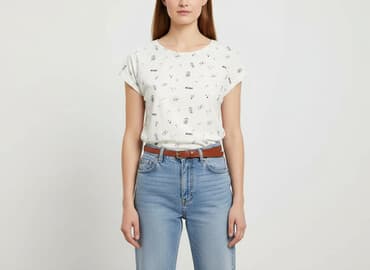 koszula damska z napisami: Sinsay, T-shirt damski, rozmiar M — 1