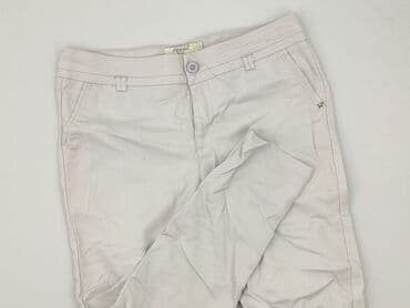 klapki chanel biale: Freesia, Spodnie materiałowe damskie, rozmiar L — 1