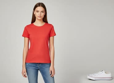 benetton basic t shirty: United Colors of Benetton, T-shirt damski, rozmiar S — 7