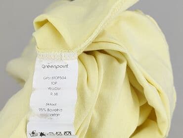 bluzka żółta w czarne paski: Greenpoint, Top damski, rozmiar M — 5