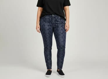 spodnie motocyklowe poznań: Denim Co, Spodnie materiałowe damskie, 4XL — 6