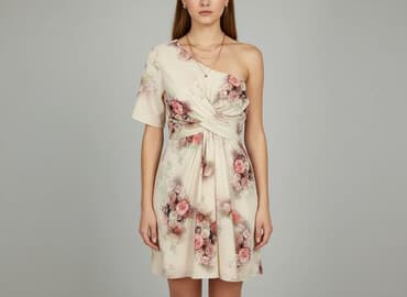 sukienka midi w kwiaty na wesele: Сукня жіноча, розмір S — 1