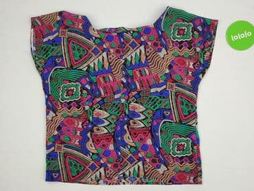 sweterkowa bluzki z krótkim rękawem: Bluzka damska, One size — 3