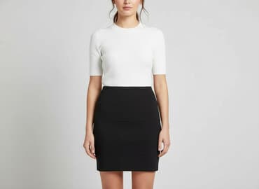 spódnice bandażowa mini: Topshop, Spódnica damska, rozmiar M — 7