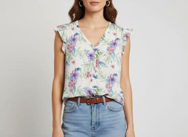 bluza hello kitty cropp: Kiabi, Bluzka damska, S — 7