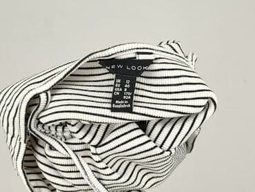 czarne prążkowane bluzki: New Look, Top damski, rozmiar L — 5