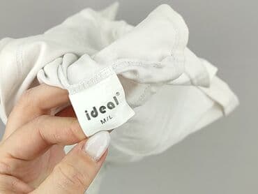 biala marynarka do sukienki: IDEAL, Bluzka damska, rozmiar M — 4