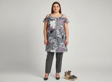 długa sukienki na jedno ramię: Sukienka damska, rozmiar XL — 1