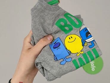 biala koszulka basic: Bluzka, Next, 9-12 miesięcy, stan - Bardzo dobry — 5