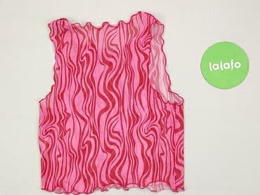 bluzki z transparentnymi rękawami: T-shirt damski, rozmiar S — 4