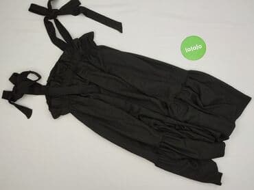 czarna sukienka ze srebrnymi dodatkami: H&M, Sukienka damska, S — 2