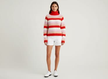 poliamid w swetrze: NA-KD, Golf damski, rozmiar XS — 7