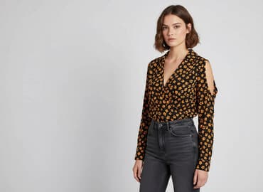 bershka body czarne: Bershka, Bluzka damska, rozmiar XS — 6