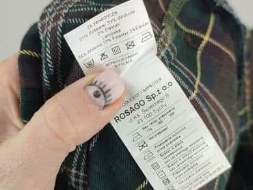 legginsy wzorzyste: Blue shadow, Spodnie materiałowe damskie, XL — 5