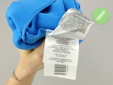 niebieska spódnice plisowane: Amisu, Spódnica damska, XS — 5